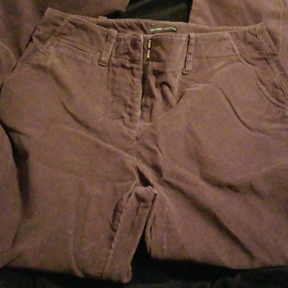 Size 6 purple corduroy trousers